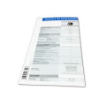 Colorful Offset Printing Folded Leaflet Instruction for Electronics